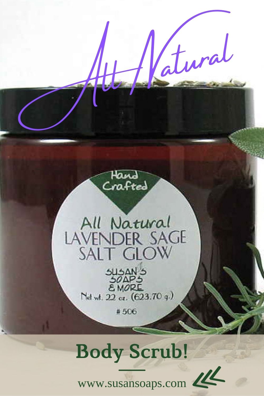 Salt Glow Body Scrub Feels Fantastic Susans Soaps And More 7170