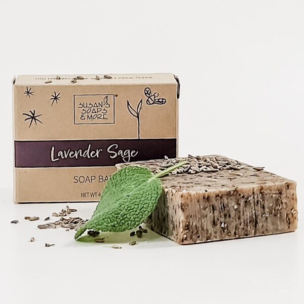 Lavender Sage Soap has an amazing earthy lavender scent!