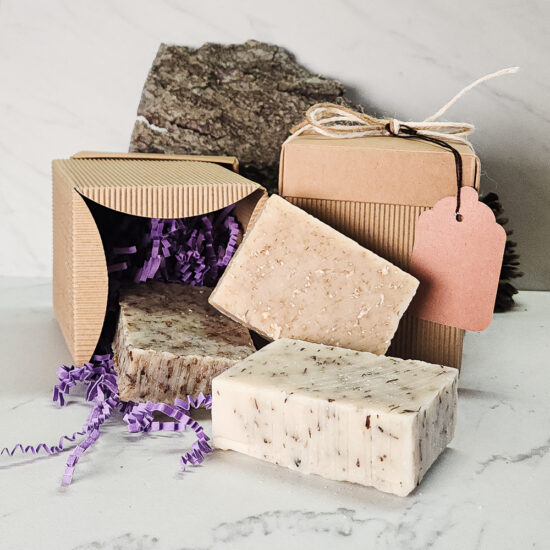 Gift Boxed 3 Bar Soap Set